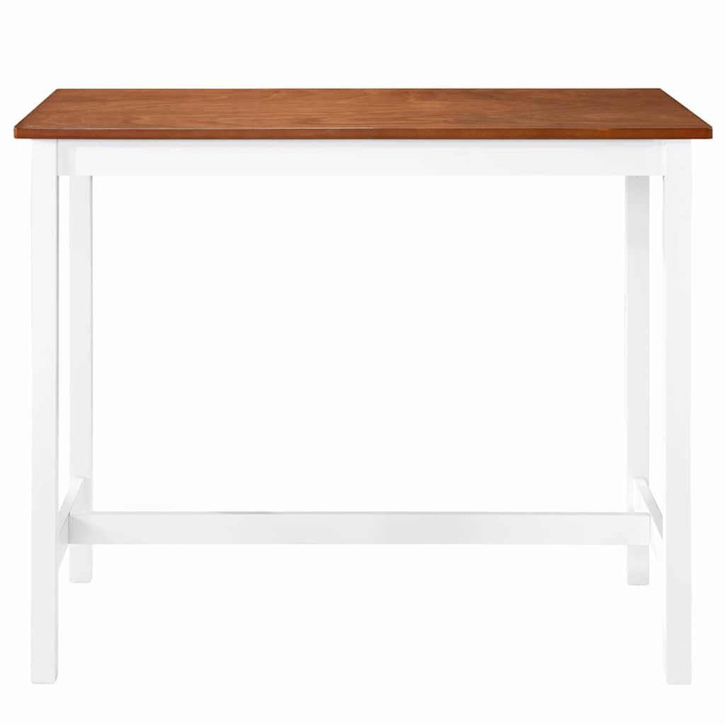 245548 vidaXL Bar Table Solid Wood 108x60x91 cm - Brown