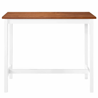 245548 vidaXL Bar Table Solid Wood 108x60x91 cm - Brown
