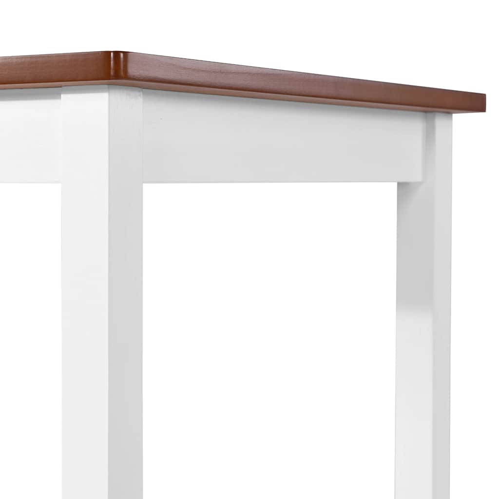 245548 vidaXL Bar Table Solid Wood 108x60x91 cm - Brown