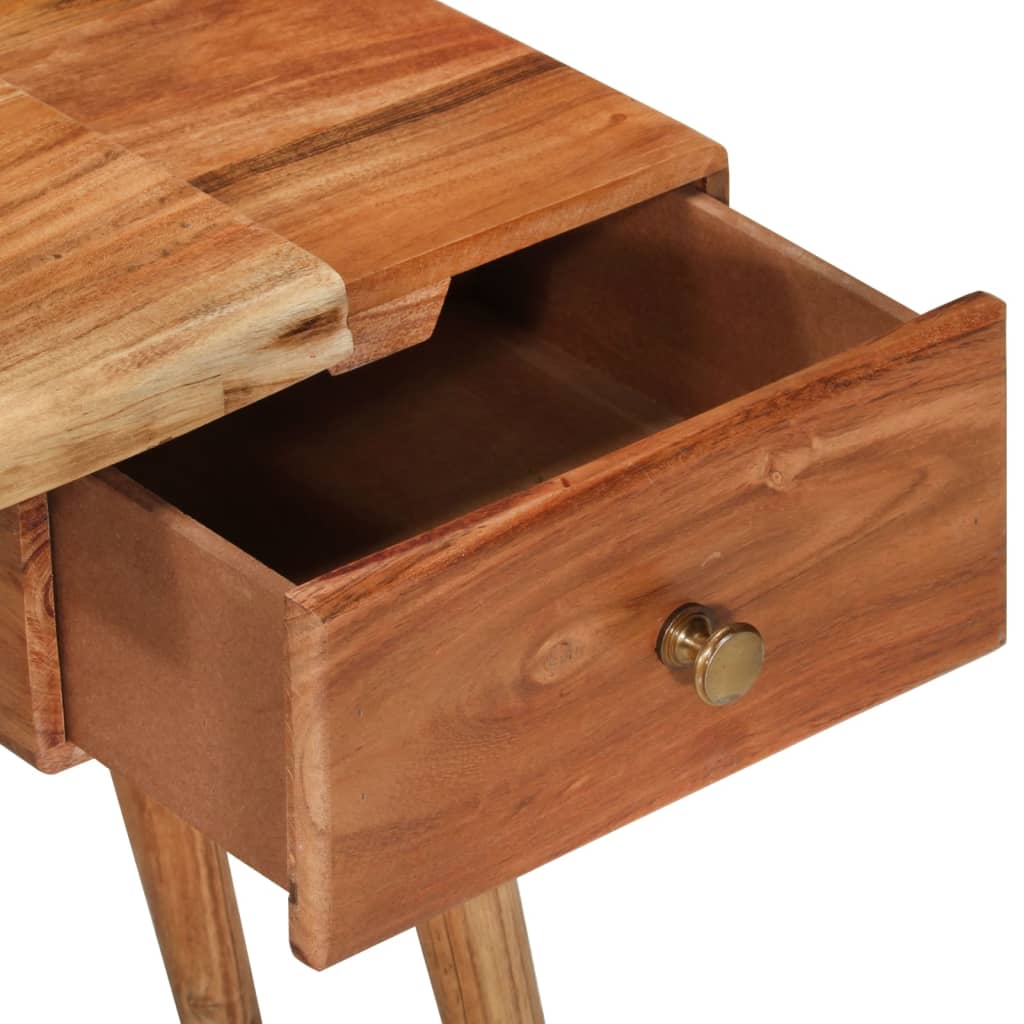 vidaXL Bedside Table Solid Acacia Wood 45x32x55 cm - Brown