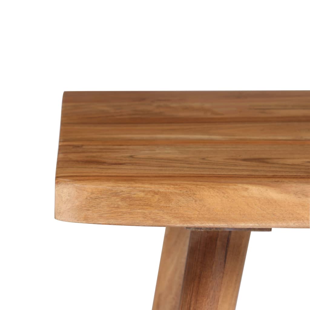 245666 vidaXL Writing Table Solid Acacia Wood 110x50x76 cm - Brown
