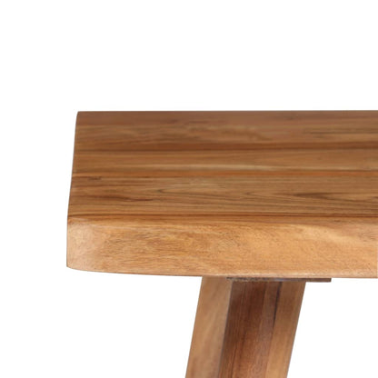 245666 vidaXL Writing Table Solid Acacia Wood 110x50x76 cm - Brown