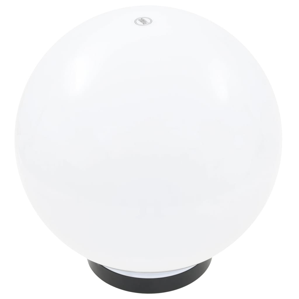 vidaXL LED Bowl Lamps 2 pcs Spherical 25 cm PMMA - White