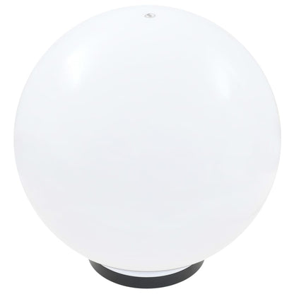 vidaXL LED Bowl Lamps 2 pcs Spherical 40 cm PMMA - White