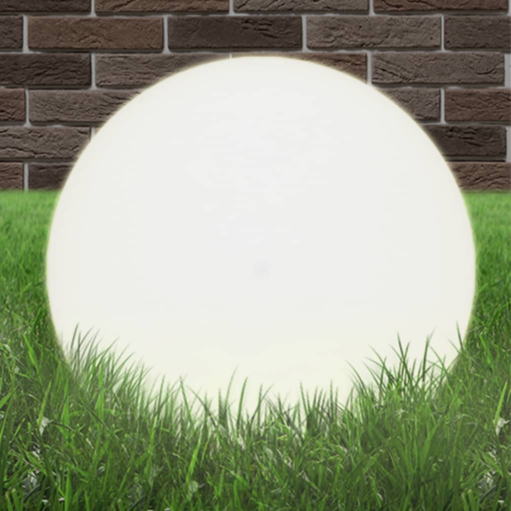 vidaXL LED Bowl Lamp Spherical 50 cm PMMA - White