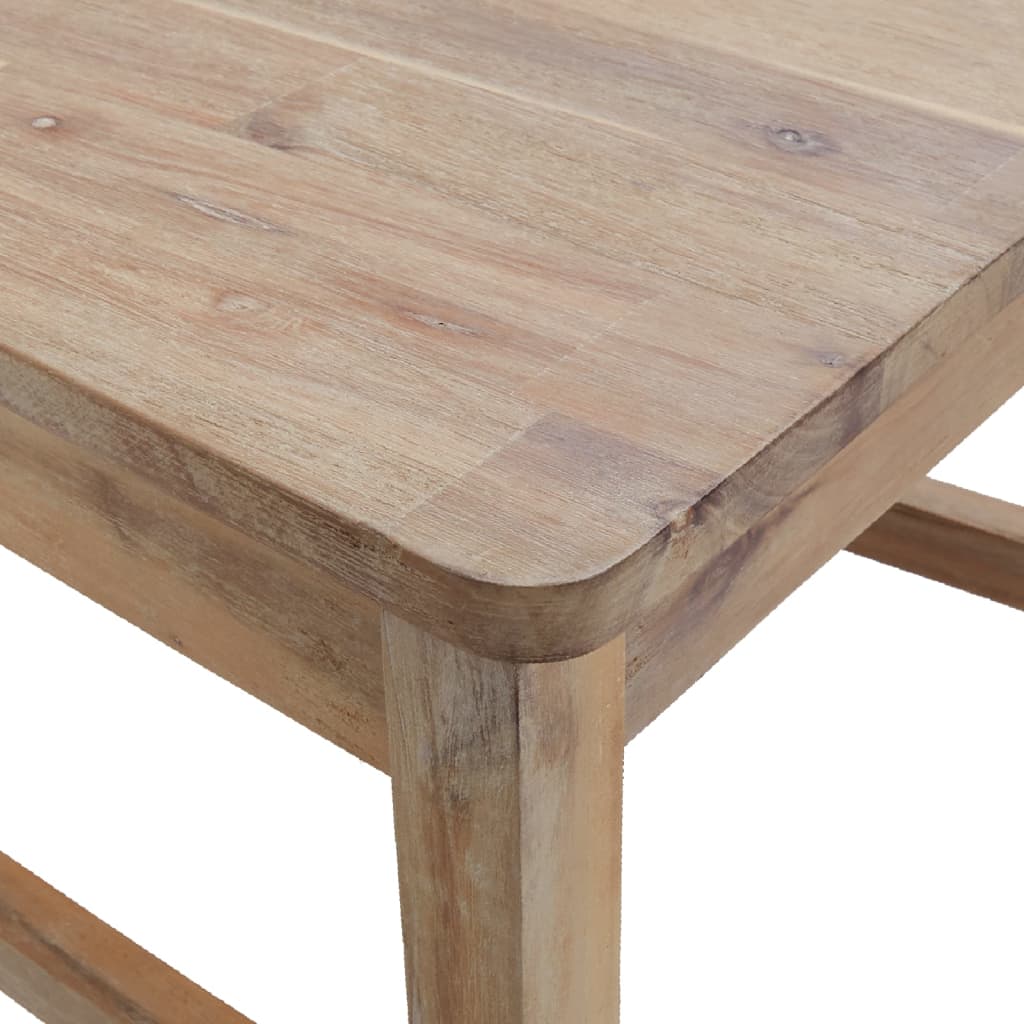 vidaXL Dining Chairs 2 pcs Solid Acacia Wood - Brown - 42 x 49 x 90 cm