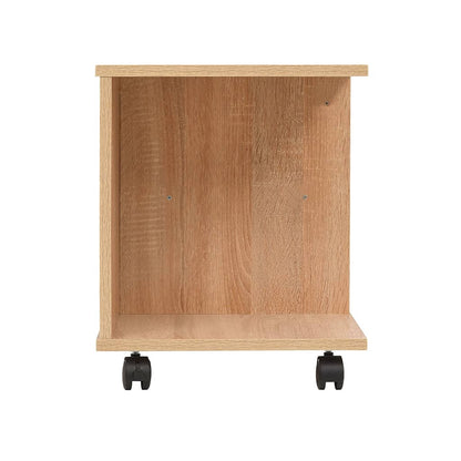 vidaXL Rolling Shelf 50x35x42 cm Oak - Brown