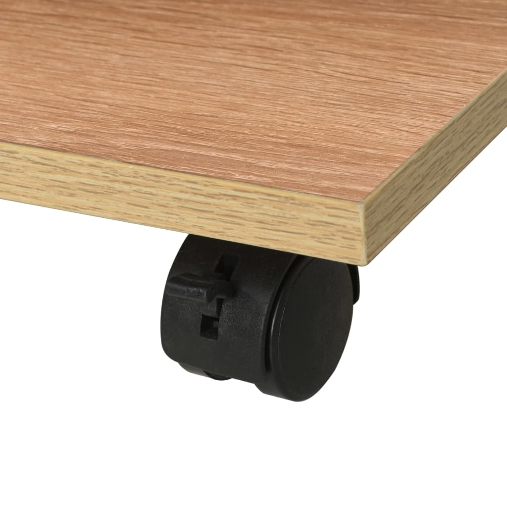 vidaXL Rolling Shelf 50x35x42 cm Oak - Brown