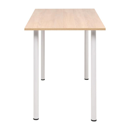 245728 vidaXL Dining Table 120x60x73 cm Oak and White