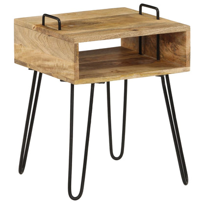 vidaXL Bedside Table Solid Mango Wood 40x34x47 cm - Brown