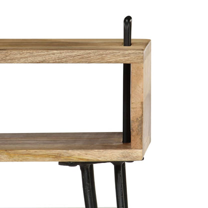 vidaXL Bedside Table Solid Mango Wood 40x34x47 cm - Brown