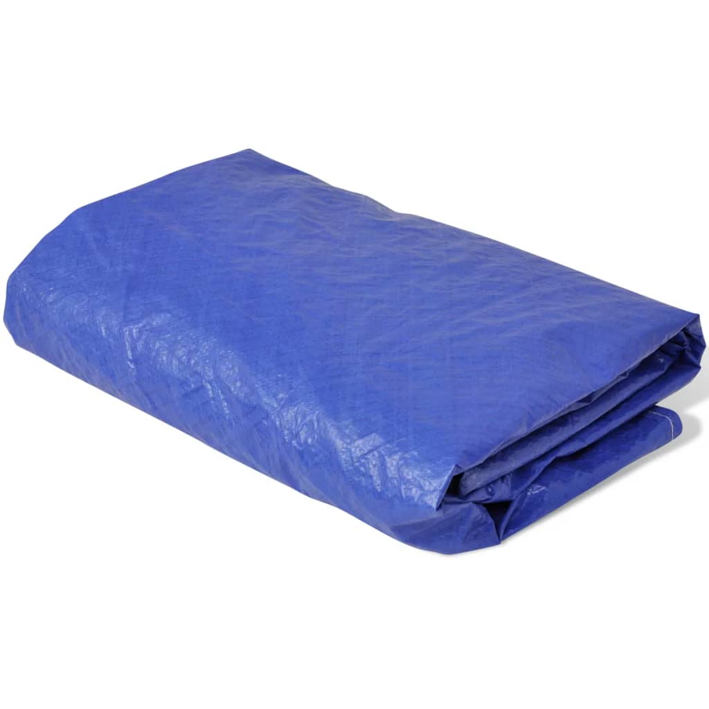 vidaXL Trampoline Cover PE 450-457 cm 90 g/m² - Blue