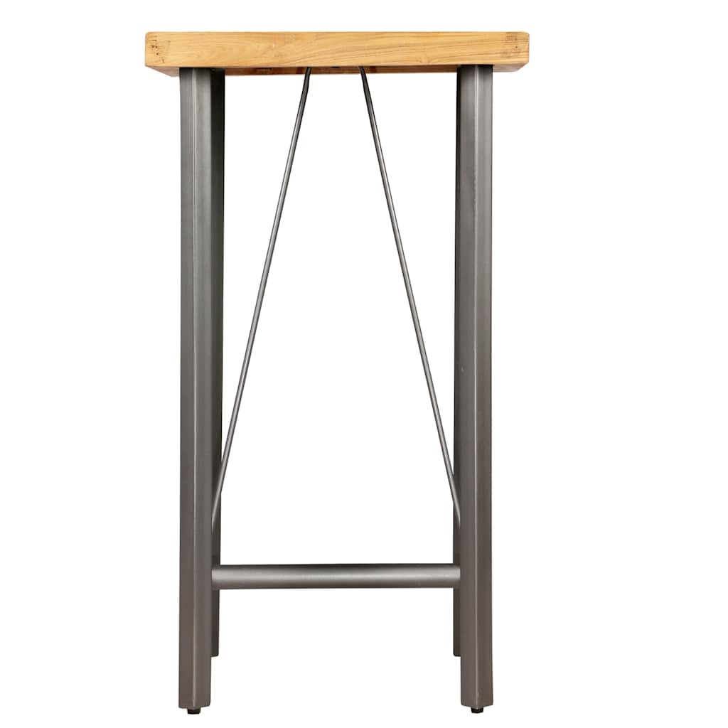 245803 vidaXL Bar Table Solid Reclaimed Teak 60x60x107 cm - Brown