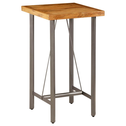 245803 vidaXL Bar Table Solid Reclaimed Teak 60x60x107 cm - Brown