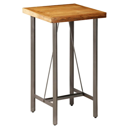 245803 vidaXL Bar Table Solid Reclaimed Teak 60x60x107 cm - Brown