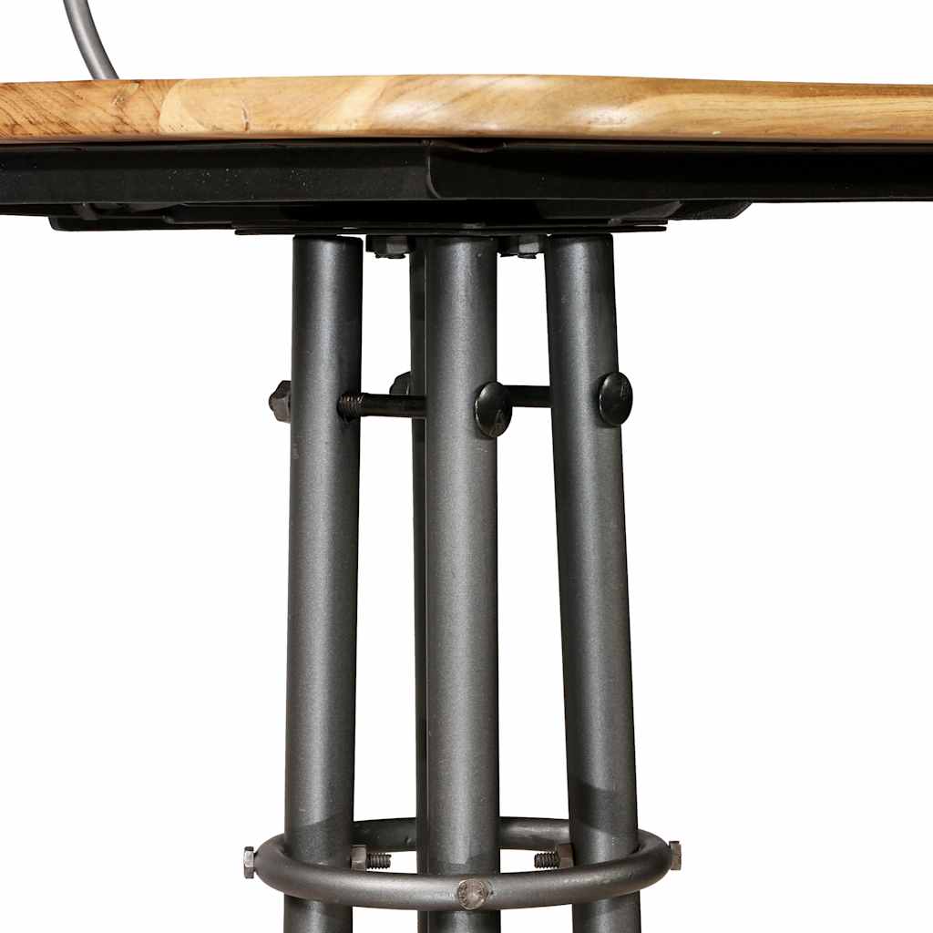 vidaXL Bar Stools 2 pcs Solid Reclaimed Teak Wood - Brown - 41 x 51 x 102 cm