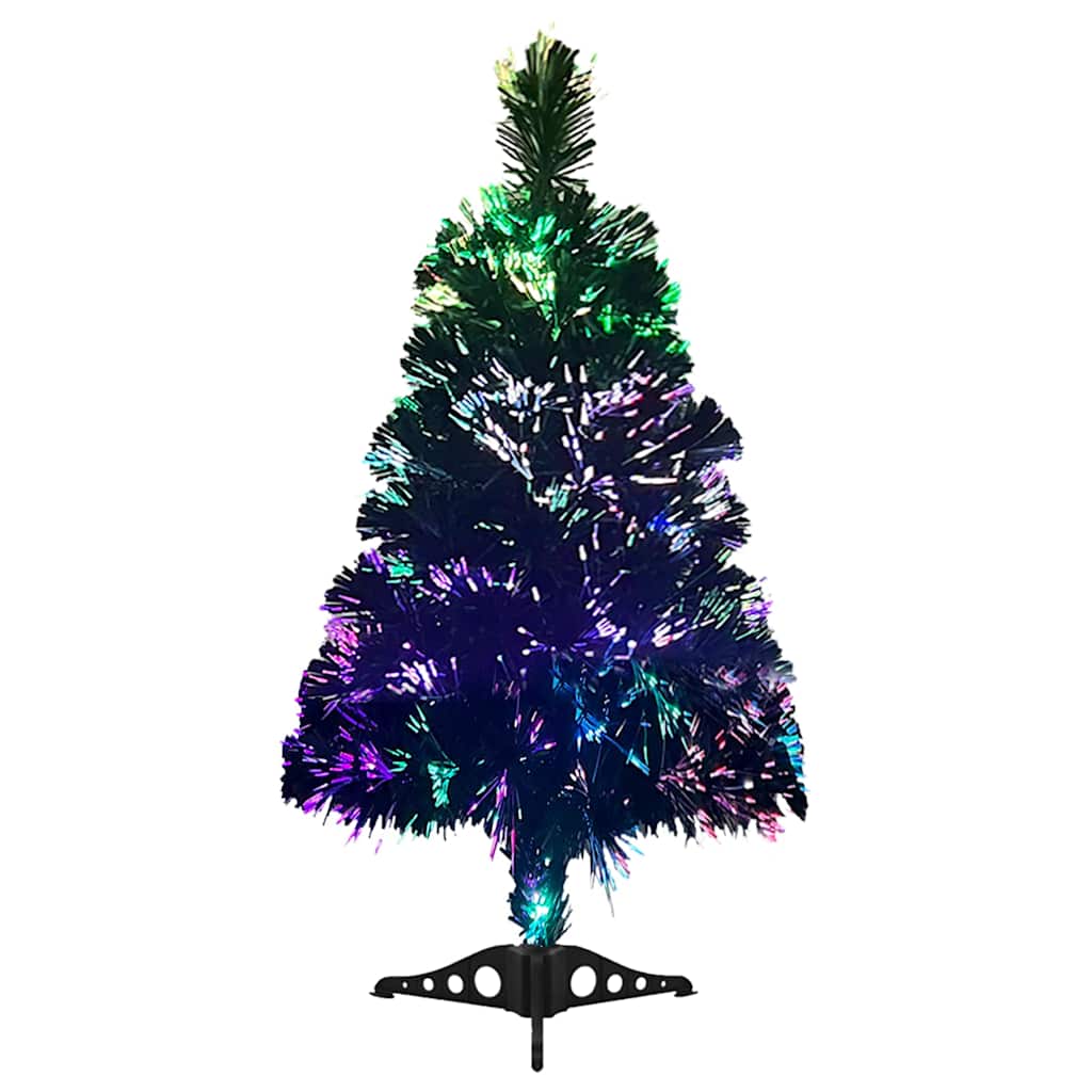 vidaXL Artificial Christmas Tree Fibre Optic 64 cm Green - 64 x 33 cm