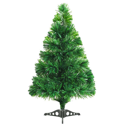 vidaXL Artificial Christmas Tree Fibre Optic 64 cm Green - 64 x 33 cm