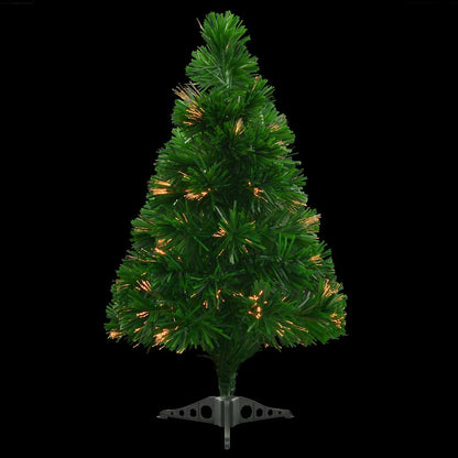 vidaXL Artificial Christmas Tree Fibre Optic 64 cm Green - 64 x 33 cm