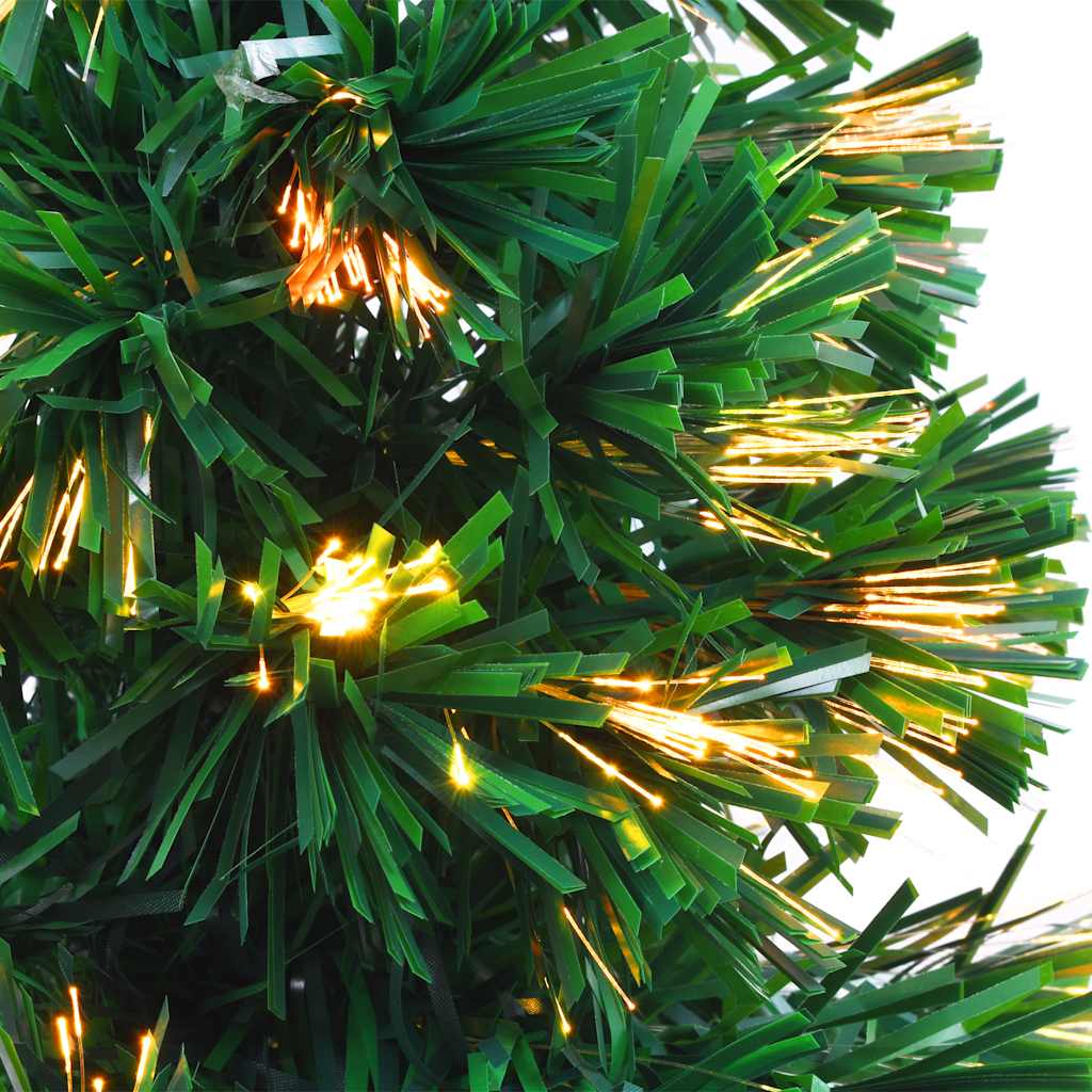 vidaXL Artificial Christmas Tree Fibre Optic 64 cm Green - 64 x 33 cm