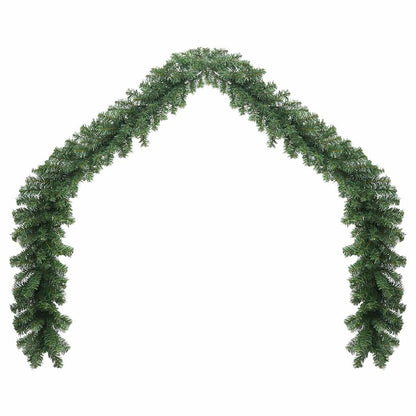 246403 vidaXL Christmas Garland PVC 5 m - Gre - 500 x 24 x 24 cm