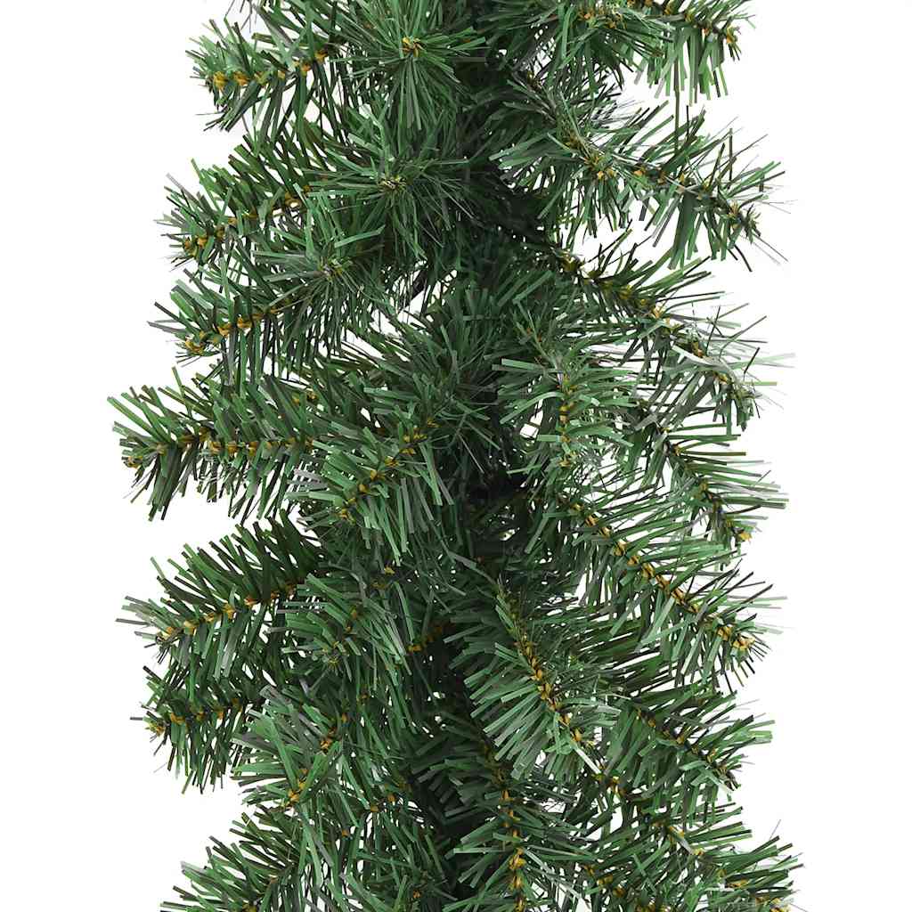 246403 vidaXL Christmas Garland PVC 5 m - Gre - 500 x 24 x 24 cm