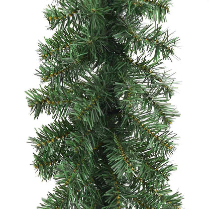 246403 vidaXL Christmas Garland PVC 5 m - Gre - 500 x 24 x 24 cm