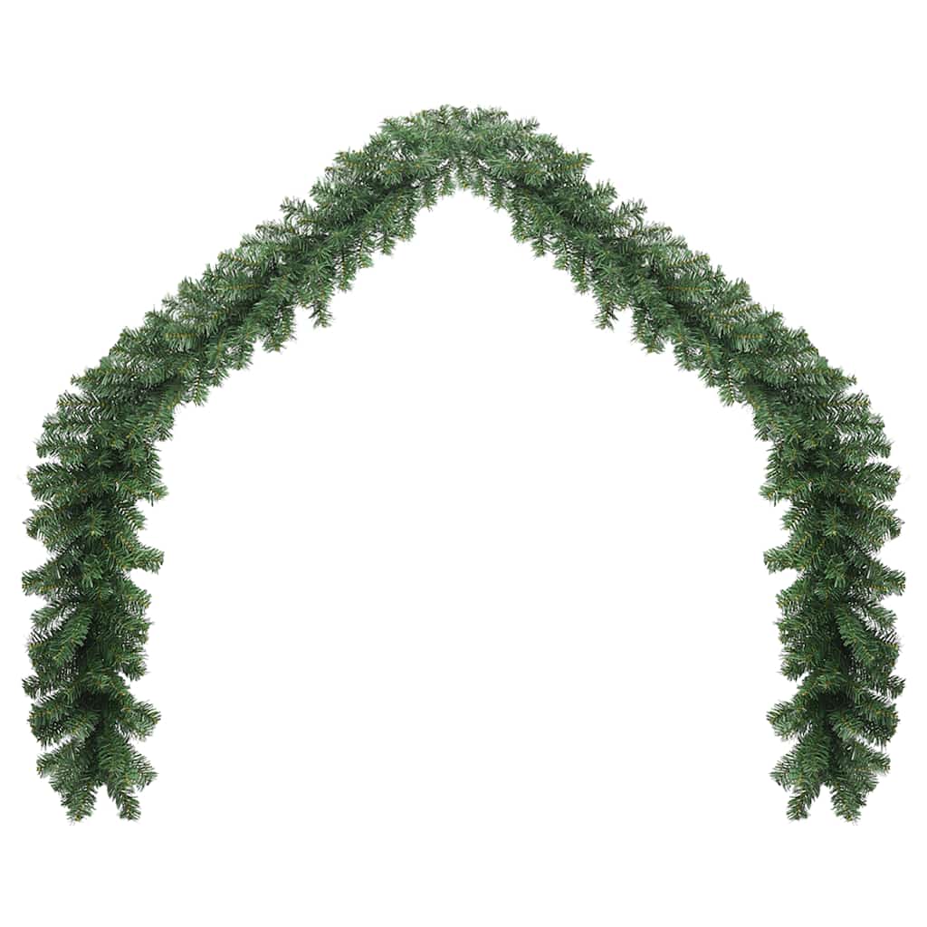 246405 vidaXL Christmas Garland PVC 20 m - Gre - 2000 x 24 x 24 cm