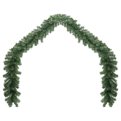 246405 vidaXL Christmas Garland PVC 20 m - Gre - 2000 x 24 x 24 cm
