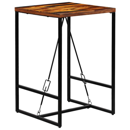 246288 vidaXL Bar Table Solid Reclaimed Wood 70x70x106 cm - Brown