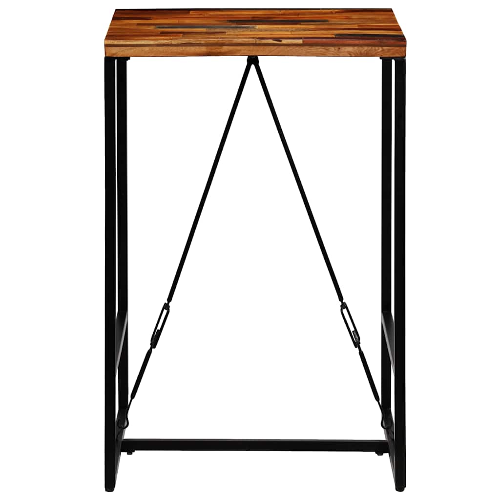 246288 vidaXL Bar Table Solid Reclaimed Wood 70x70x106 cm - Brown