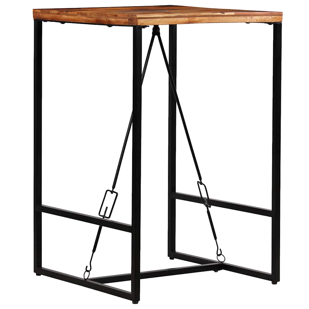 246288 vidaXL Bar Table Solid Reclaimed Wood 70x70x106 cm - Brown