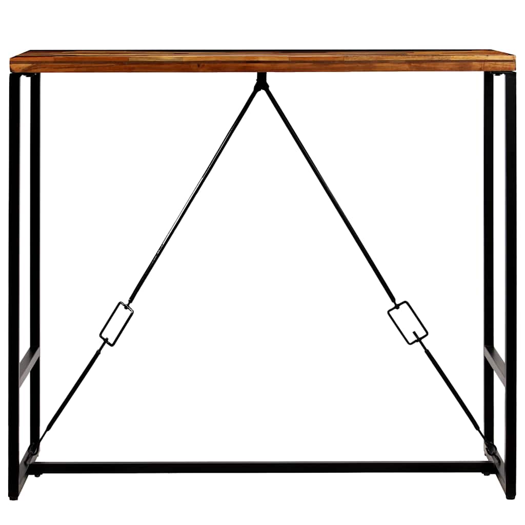246289 vidaXL Bar Table Solid Reclaimed Wood 120x60x106 cm - Brown