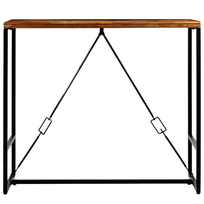 246289 vidaXL Bar Table Solid Reclaimed Wood 120x60x106 cm - Brown