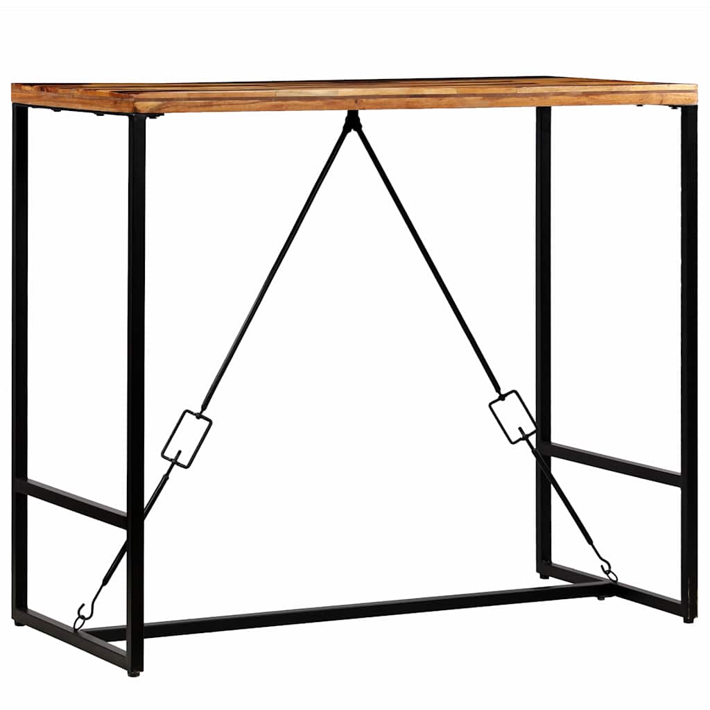 246289 vidaXL Bar Table Solid Reclaimed Wood 120x60x106 cm - Brown