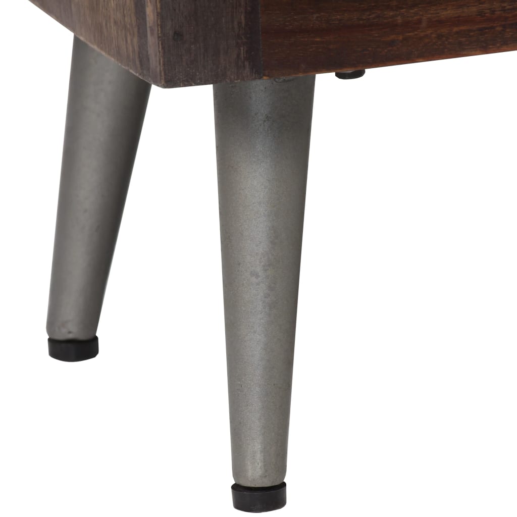 vidaXL Bedside Cabinet Solid Reclaimed Wood 40x30x50 cm - Brown