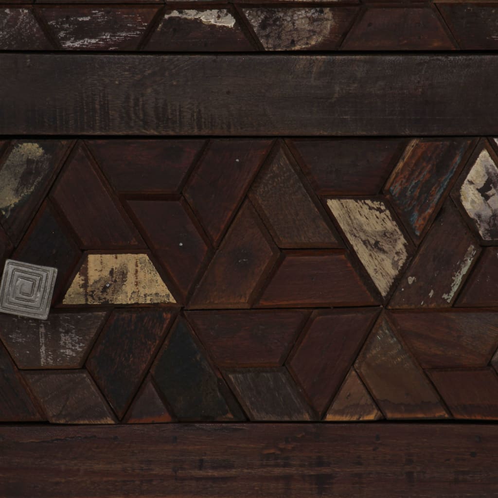 vidaXL Bedside Cabinet Solid Reclaimed Wood 40x30x50 cm - Brown