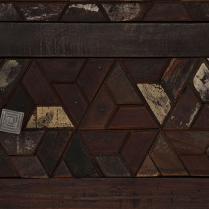 vidaXL Bedside Cabinet Solid Reclaimed Wood 40x30x50 cm - Brown
