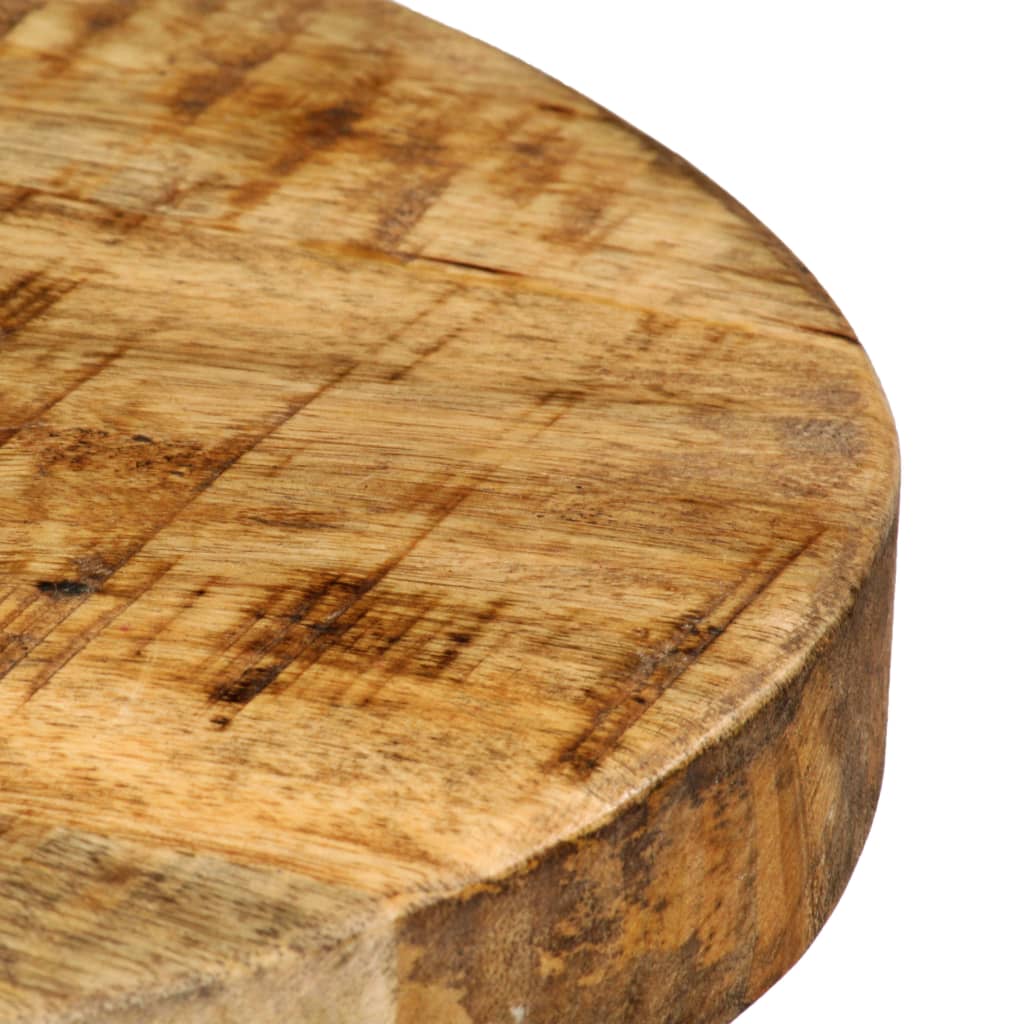 vidaXL Bar Stools 2 pcs Solid Mango Wood - Brown - 30 x 30 x 76 cm