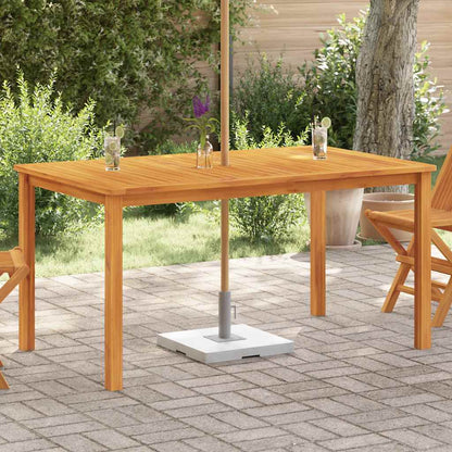 vidaXL Garden Table 150x90x74 cm Solid Acacia Wood - Brown