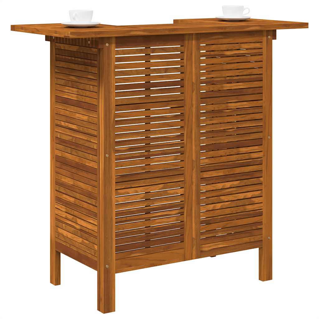 vidaXL Bar Table 110x50x105 cm Solid Acacia Wood - Brown