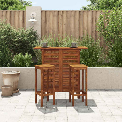 vidaXL Bar Table 110x50x105 cm Solid Acacia Wood - Brown