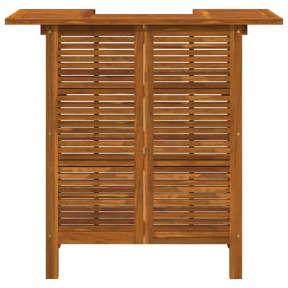 vidaXL Bar Table 110x50x105 cm Solid Acacia Wood - Brown