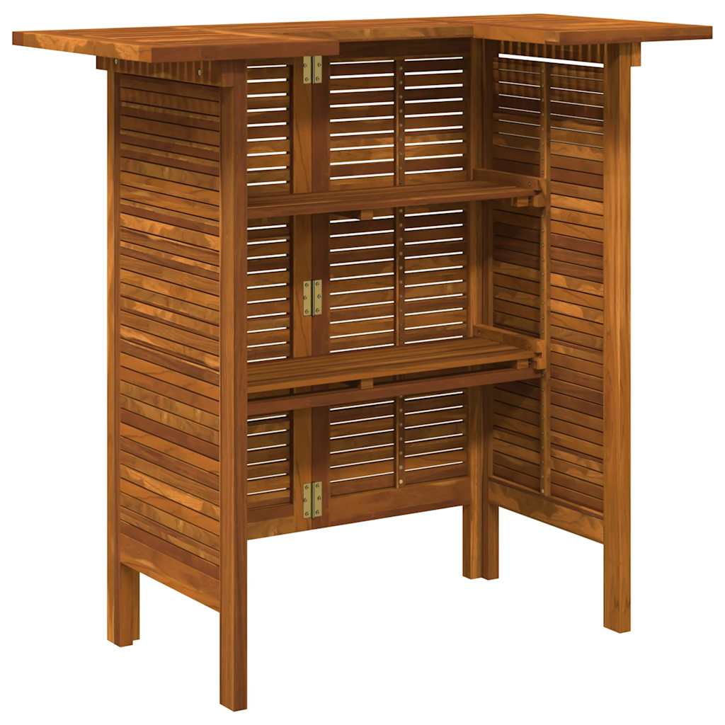 vidaXL Bar Table 110x50x105 cm Solid Acacia Wood - Brown