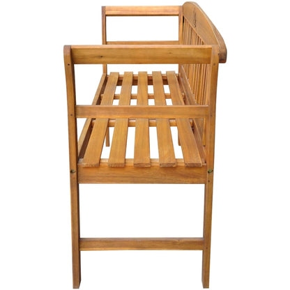 44131 vidaXL Garden Bench 157 cm Solid Acacia Wood - Brown