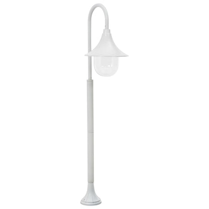 vidaXL Garden Post Light E27 120 cm Aluminium White