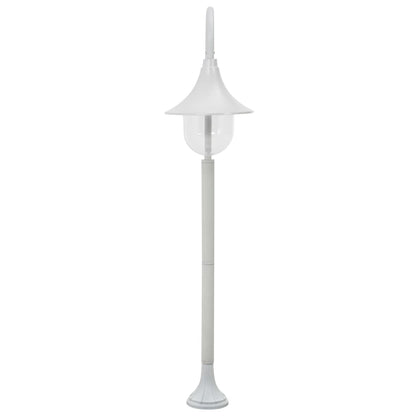 vidaXL Garden Post Light E27 120 cm Aluminium White
