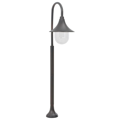 vidaXL Garden Post Light E27 120 cm Aluminium Bronze - Brown