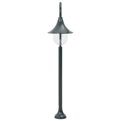 vidaXL Garden Post Light E27 120 cm Aluminium Dark Green