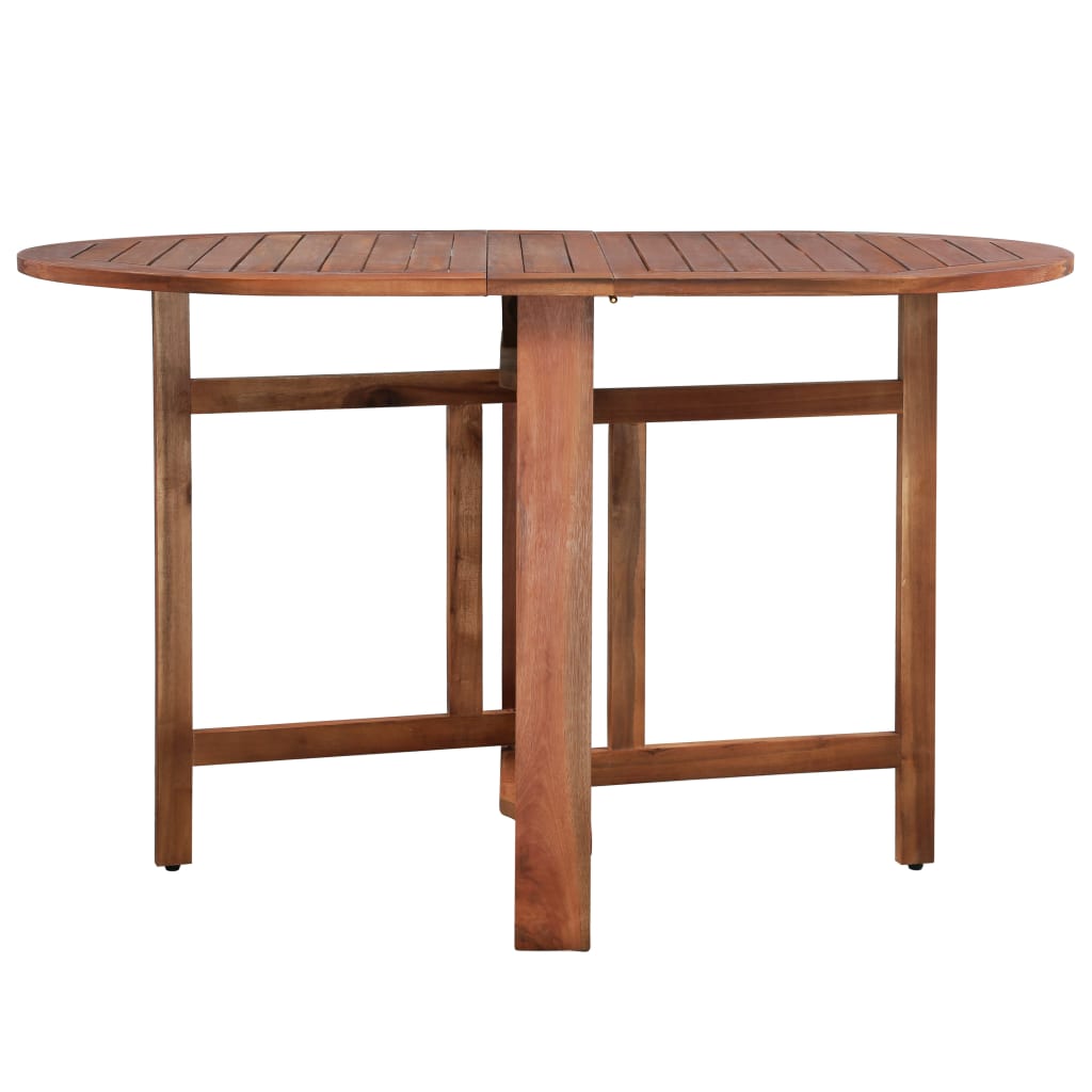 vidaXL Garden Table 120x70x74 cm Solid Acacia Wood - Brown